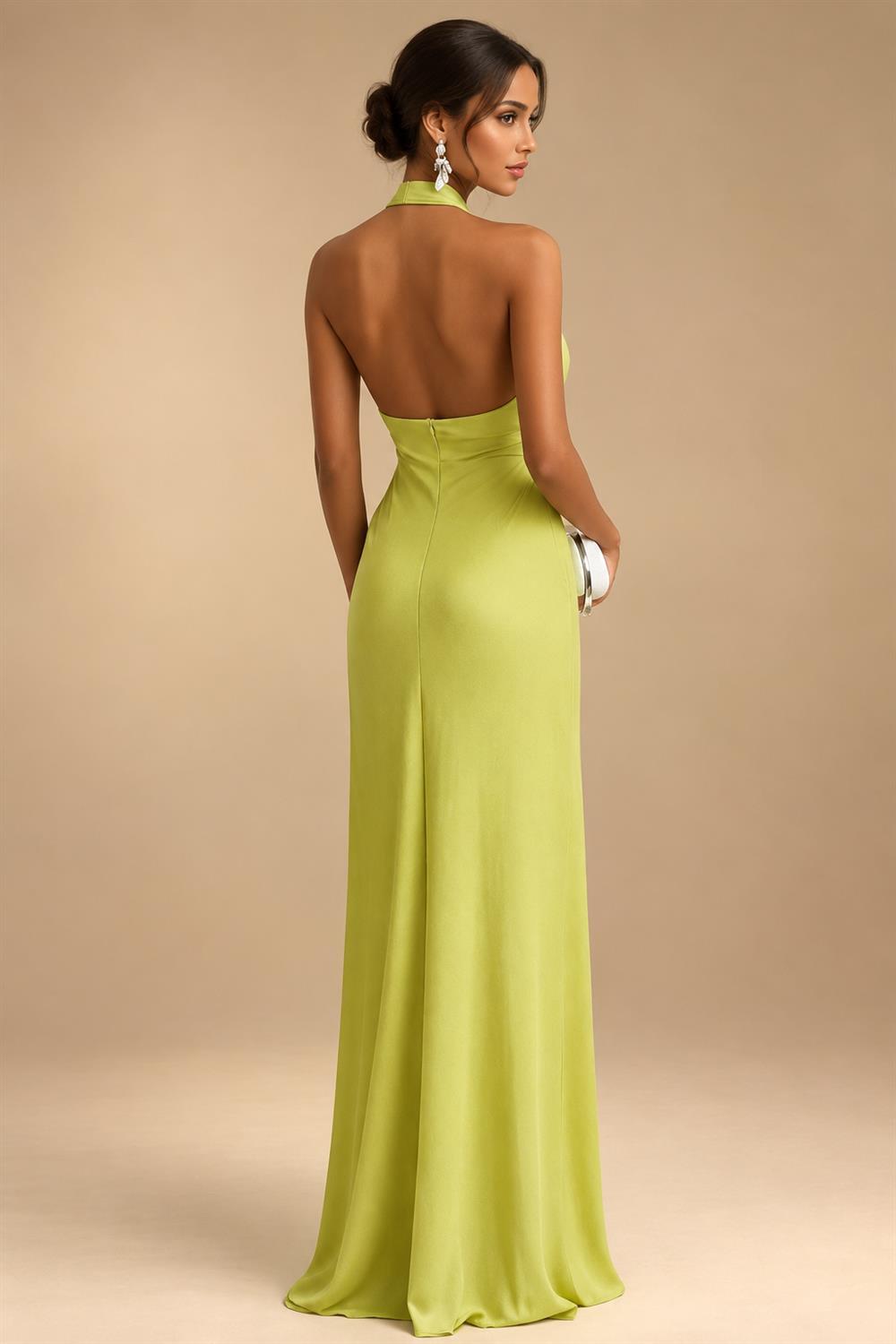 Jacquard A-Line/Princess V-Neck Tea-Length Mother of the Bride & Groom Dresses with Ruched Waist (SHI22501056)