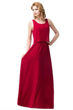 Floor-length A-line Square Chiffon Bridesmaid Dresses by misshow.com