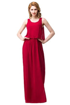 Floor-length A-line Square Chiffon Bridesmaid Dresses by misshow.com
