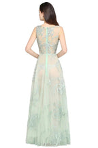 Floor Length Green Sexy Prom Dresses by misshow.com
