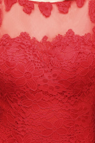 Vestidos de fiesta de tul con encaje y escote ilusión de sirena hasta el suelo, sin mangas