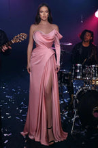 Glamorous Long A-line Long Sleeve Sequined Prom Dress With Slit by misshow.com