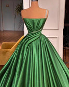Glamorous Long A-line One shoulder Sleeveless Prom Dress by misshow.com