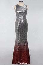 Glamorous Sleeveless Sexy Mermaid Sequins Bridesmaid Dresses by misshow.com