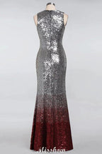 Glamorous Sleeveless Sexy Mermaid Sequins Bridesmaid Dresses by misshow.com