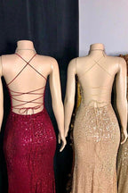 Glamorous Spaghetti Strap Sleeveless Long Mermaid Prom Dress by misshow.com