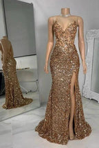 Gorgeous Column Tulle Spaghetti Straps Sleeveless Prom Dress With Rhinestone by misshow.com