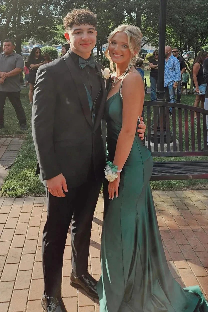 Gorgeous Trumpet Hunter Green Long Formal Dress by KissProm