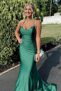 Gorgeous Trumpet Hunter Green Long Formal Dress by KissProm