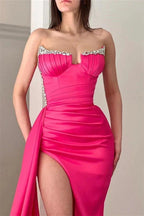 Gorgeous Sleeveless Sequined A-line Split Front Prom Dress by misshow.com