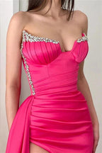 Gorgeous Sleeveless Sequined A-line Split Front Prom Dress by misshow.com