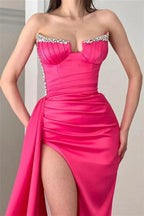 Gorgeous Sleeveless Sequined A-line Split Front Prom Dress by misshow.com