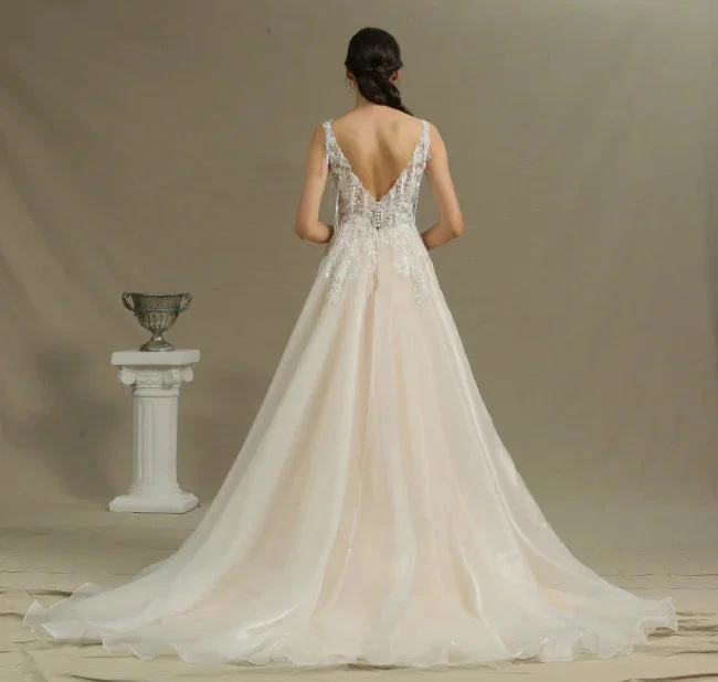 Gorgeous Wedding Dresses in Lace | A-line Wedding dress by misshow.com