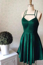 Homecoming Dress Sexy Halter Dark Green Short Prom Dress Party Dress PD402 by pgmdress