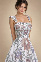 Luxury White Off-Shoulder Diamond Ball Gown Wedding Dress with Cape ZP187