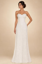 Custom Short V Neck Beaded Wedding Dress Above Knee Bridal Gown