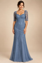 Custom Chiffon Sweetheart Wedding Dress Long Sleeves Illusion Lace Bridal Gown