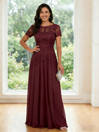 Cape Long Sleeve Mermaid Mother of the Bride & Groom Dress Wedding Guest Gowns (SHI22500318)