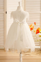 Lace Ivory First Communion Flower Girl Dress