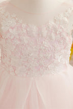 Enchanted Princess Tulle and Lace  Flower Girl Dress