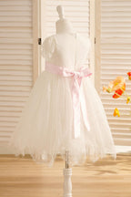 Lace Ivory First Communion Flower Girl Dress