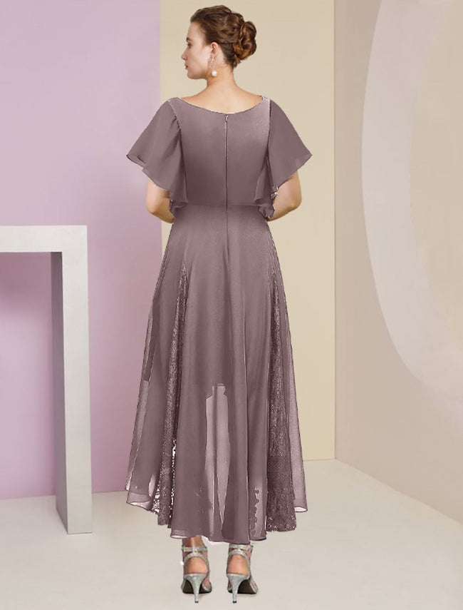 A-Line/Princess V-Neck Mother of the Bride Dresses with Applique Main Image