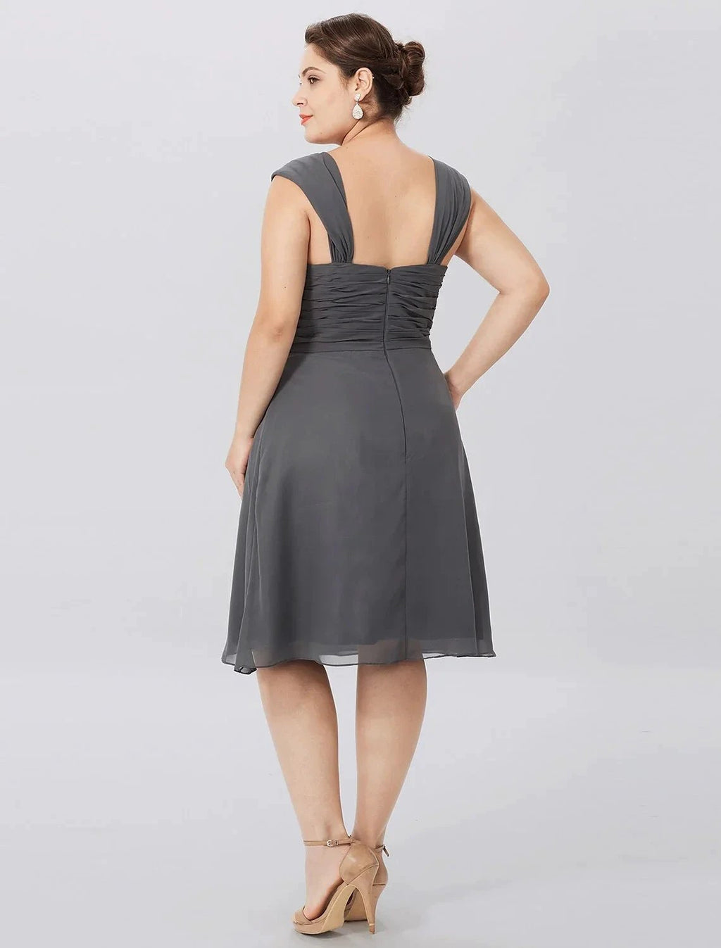 A-Line/Princess Spaghetti Straps Knee-Length Mother of the Bride Dresses by Dreamylily