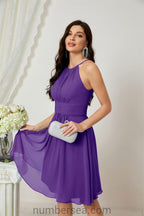 Halter Homecoming Dresses Formal Evening Party Cocktail Dress 28011 Clearance sale (ZD16954)