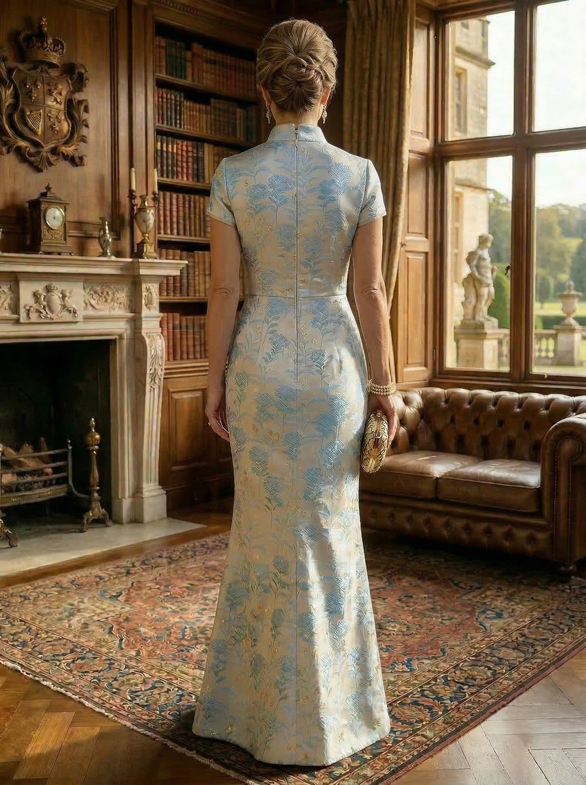 Sheath Satin One Shoulder Maxi Mother of the Bride & Groom Dresses with Ruffles Waist (SHI22500785)