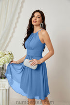 Halter Homecoming Dresses Formal Evening Party Cocktail Dress 28011 Clearance sale (ZD16954)