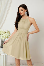 Halter Homecoming Dresses Formal Evening Party Cocktail Dress 28011 Clearance sale (ZD16954)