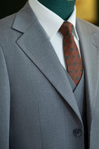 Costume de mariage sur mesure en laine à rayures bleu poussière, 3 pièces, pour le marié et ses garçons d'honneur