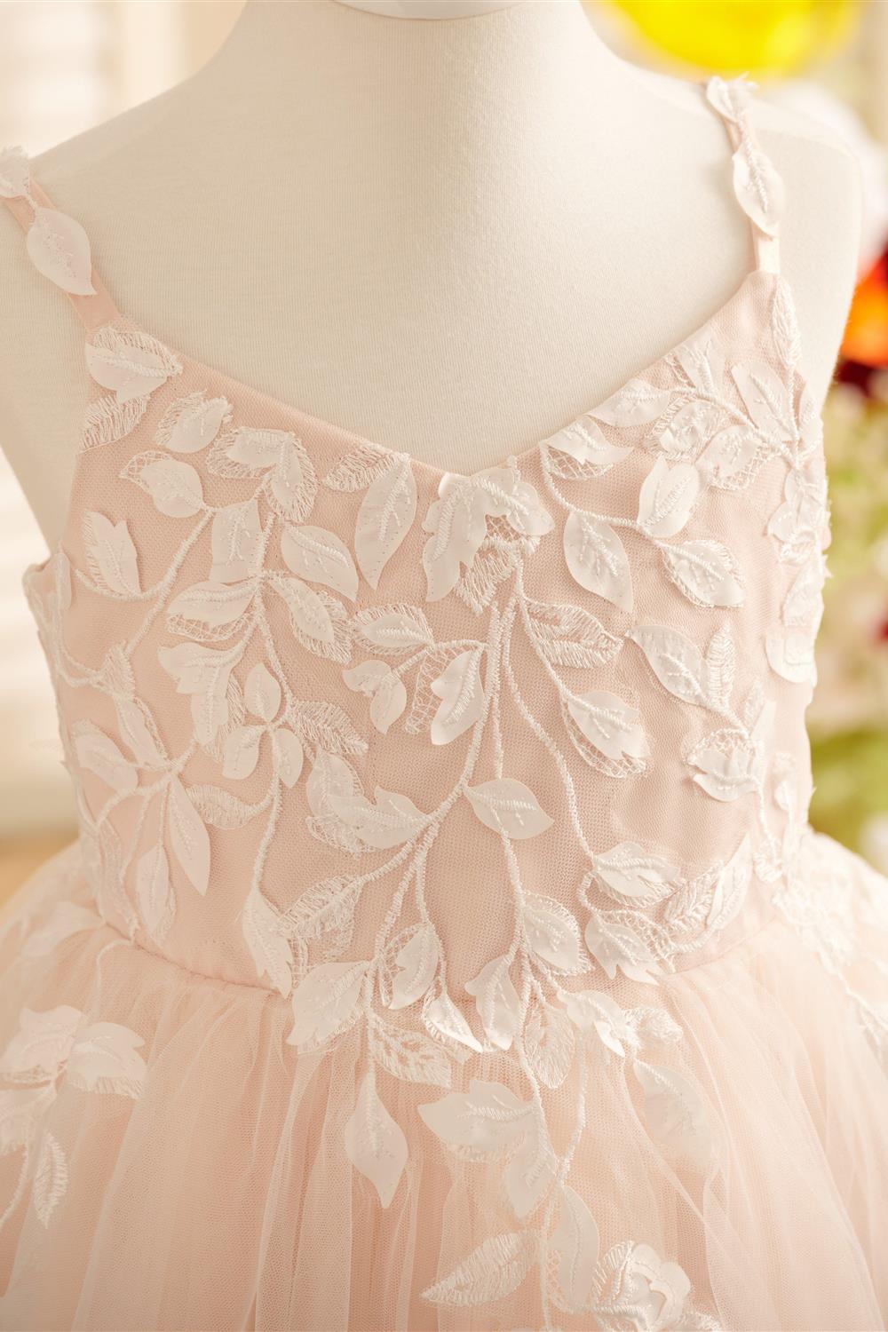 Tulle Knee-length Flower Girl Dress