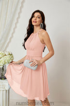Halter Homecoming Dresses Formal Evening Party Cocktail Dress 28011 Clearance sale (ZD16954)