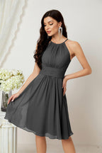 Halter Homecoming Dresses Formal Evening Party Cocktail Dress 28011 Clearance sale (ZD16954)