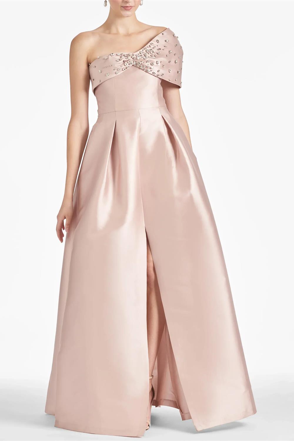 A Line/Princess One Shoulder Floor-Length Mother of the Bride Dresses (ZD10794)