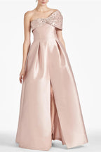 A Line/Princess One Shoulder Floor-Length Mother of the Bride Dresses (ZD10794)
