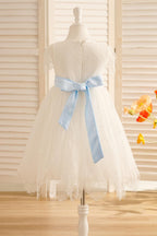 Lace Ivory First Communion Flower Girl Dress