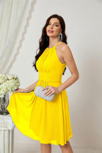 Halter Homecoming Dresses Formal Evening Party Cocktail Dress 28011 Clearance sale (ZD16954)