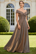 Sheath V Neck 3/4 Sleeve Sequined Mother of the Bride Dresses with Appliques (SHI22500209)
