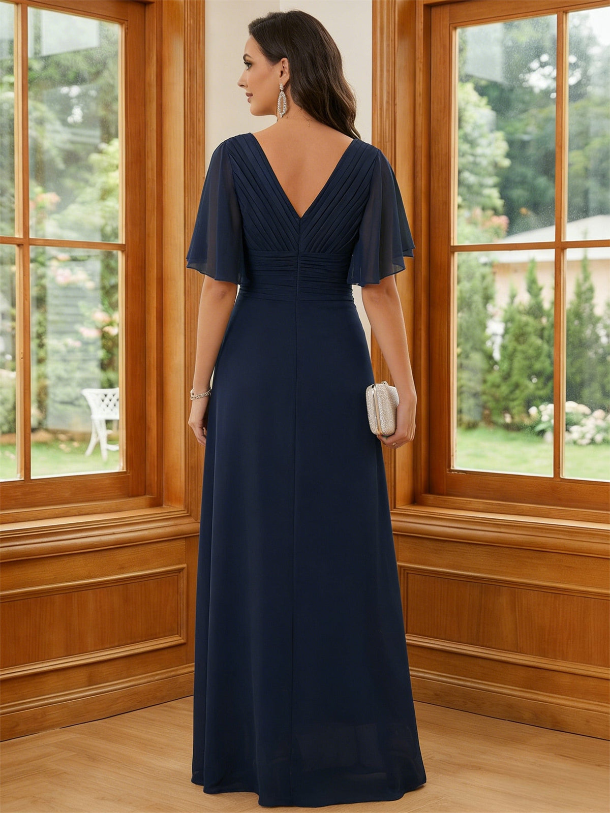 Sheath Satin One Shoulder Maxi Mother of the Bride & Groom Dresses with Ruffles Waist (SHI22500785)