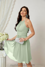 Halter Homecoming Dresses Formal Evening Party Cocktail Dress 28011 Clearance sale (ZD16954)