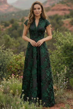 Sheath/Column Cape Sleeves Mother of the Bride & Groom Dresses with Floral Beaded Sequin Embroidered (SHI22500491)