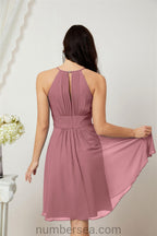 Halter Homecoming Dresses Formal Evening Party Cocktail Dress 28011 Clearance sale (ZD16954)