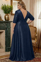 A-Line Chiffon One Shoulder Draped Cape Sleeves Floor-Length Mother of the Bride & Groom Dresses (SHI22500629)