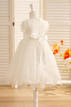 Lace Ivory First Communion Flower Girl Dress