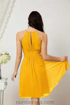 Halter Homecoming Dresses Formal Evening Party Cocktail Dress 28011 Clearance sale (ZD16954)