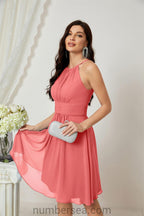Halter Homecoming Dresses Formal Evening Party Cocktail Dress 28011 Clearance sale (ZD16954)