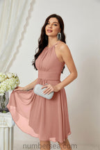 Halter Homecoming Dresses Formal Evening Party Cocktail Dress 28011 Clearance sale (ZD16954)