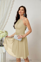 Halter Homecoming Dresses Formal Evening Party Cocktail Dress 28011 Clearance sale (ZD16954)